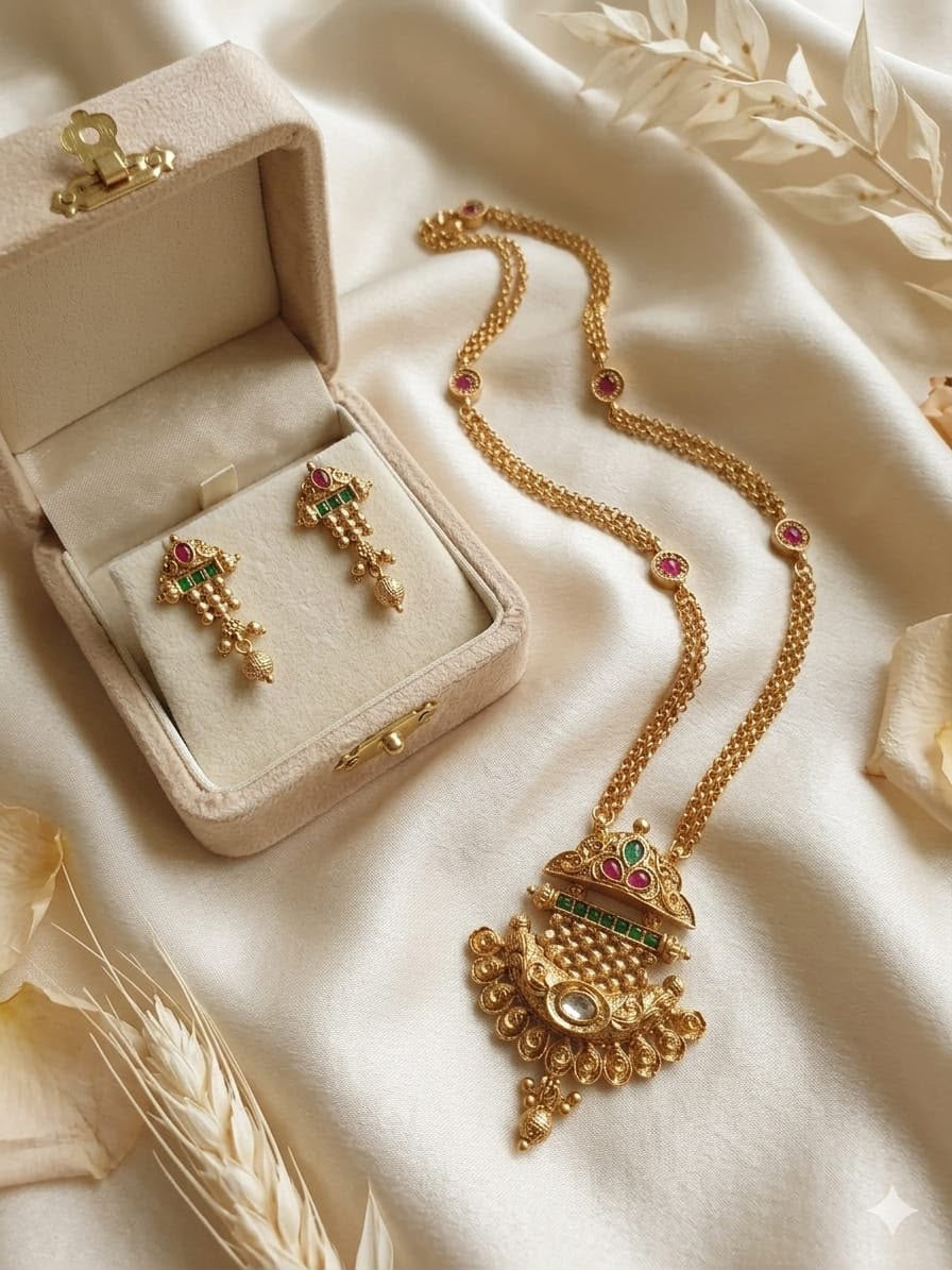 Kashmiri Long Heritage Necklace