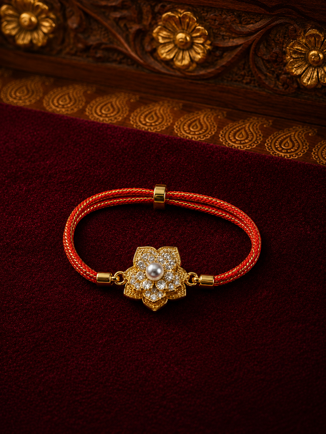 Premium AD-Stone Rakhi