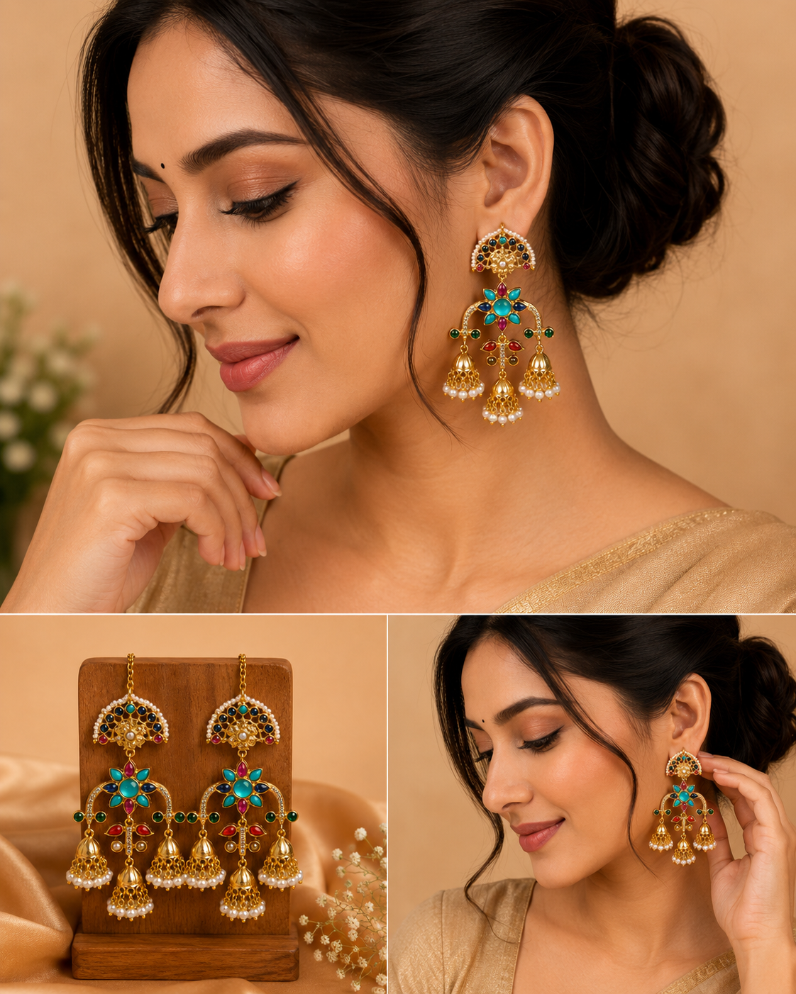 Sabya Premium Brass Earings