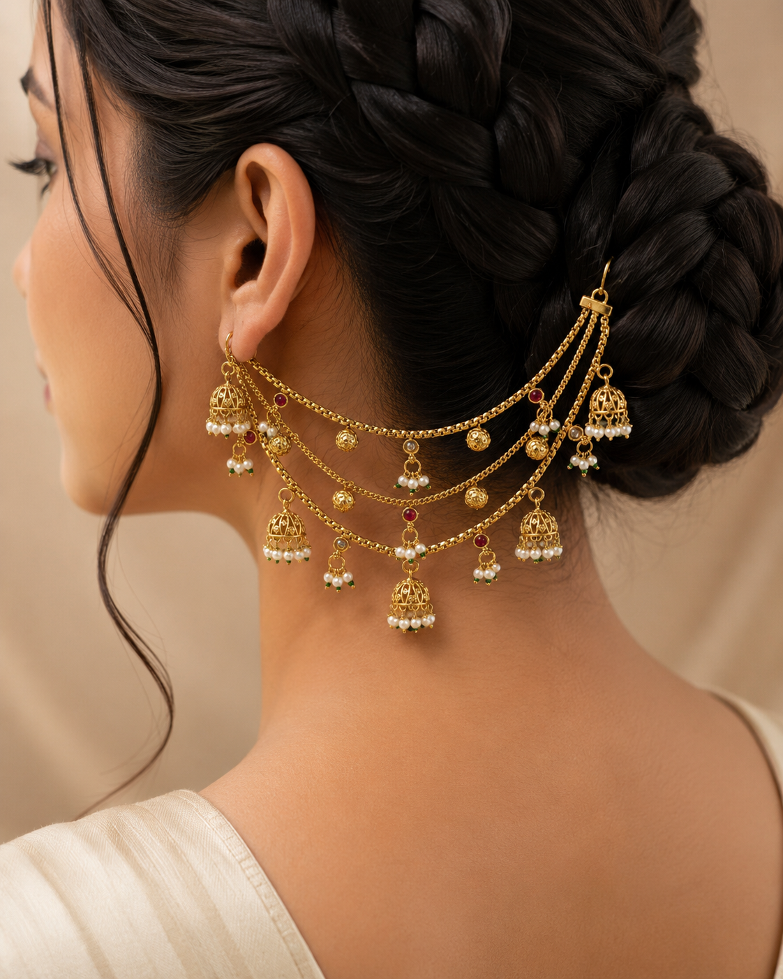 Traditonal Side Ear chain