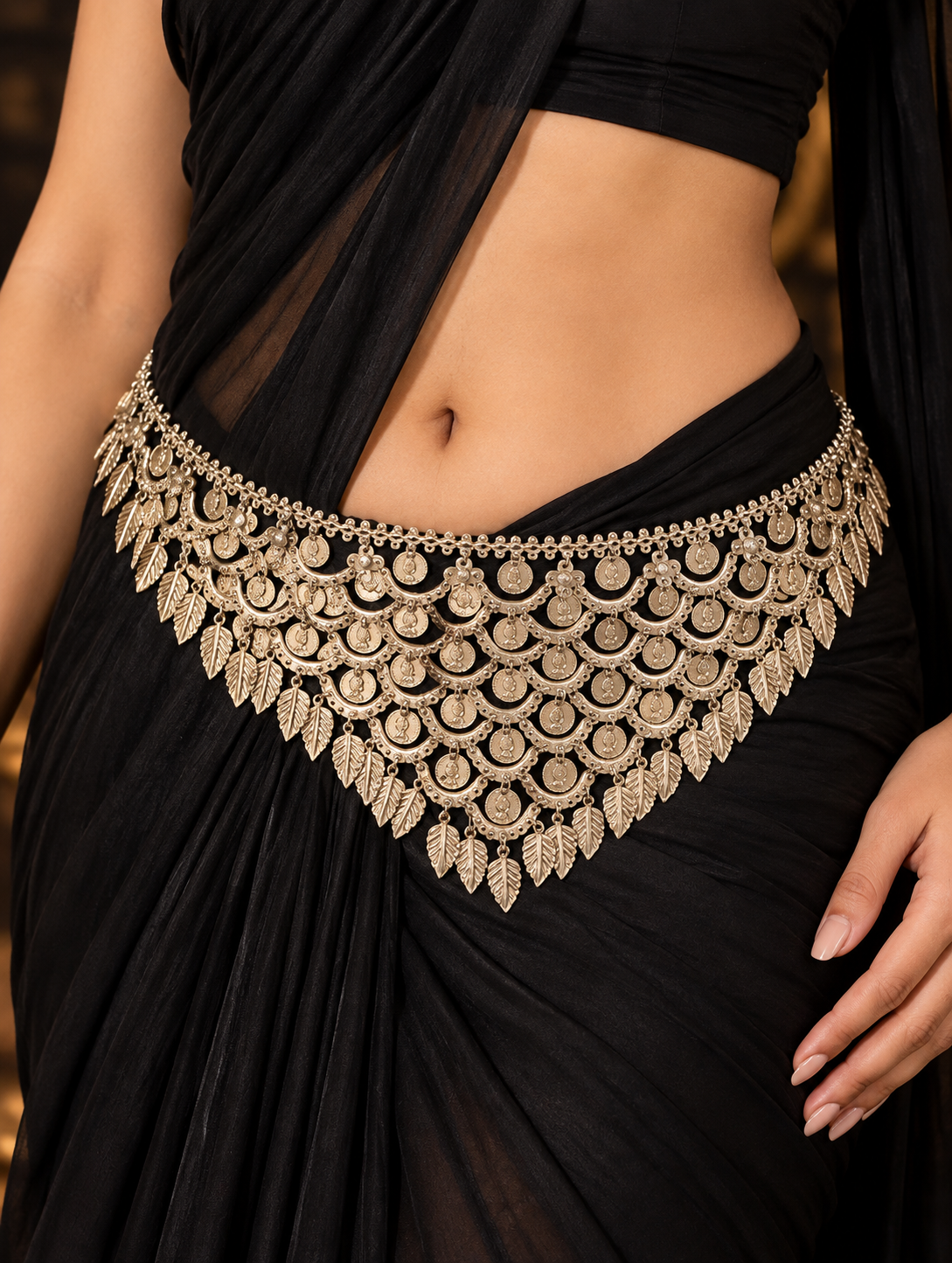 Oxidised Kamar Belt