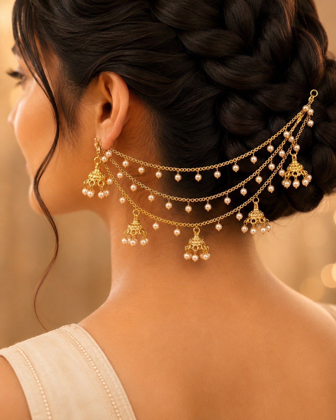 Traditional Side Ear Chain
