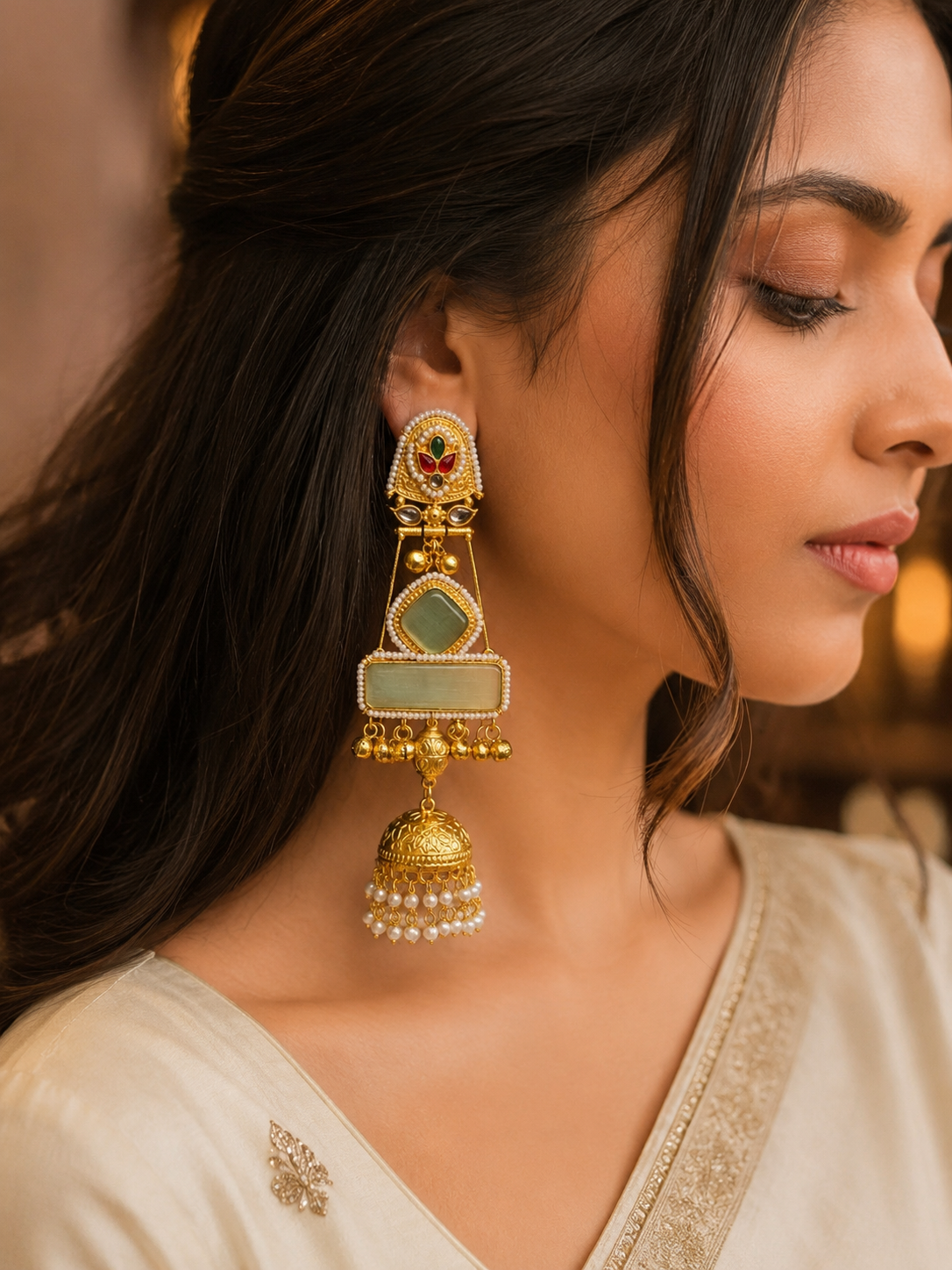 Gulnaar Kashmiri Earings
