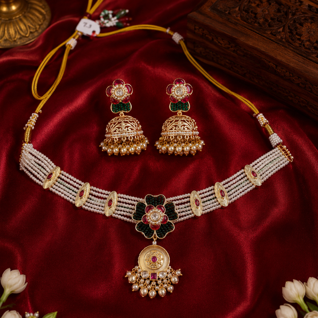 Siya Heritage Necklace With Earring