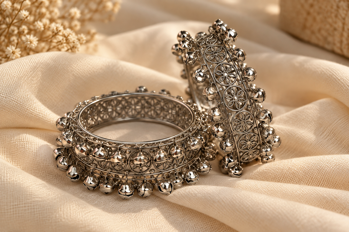 Oxidised Bangle ( Pair )