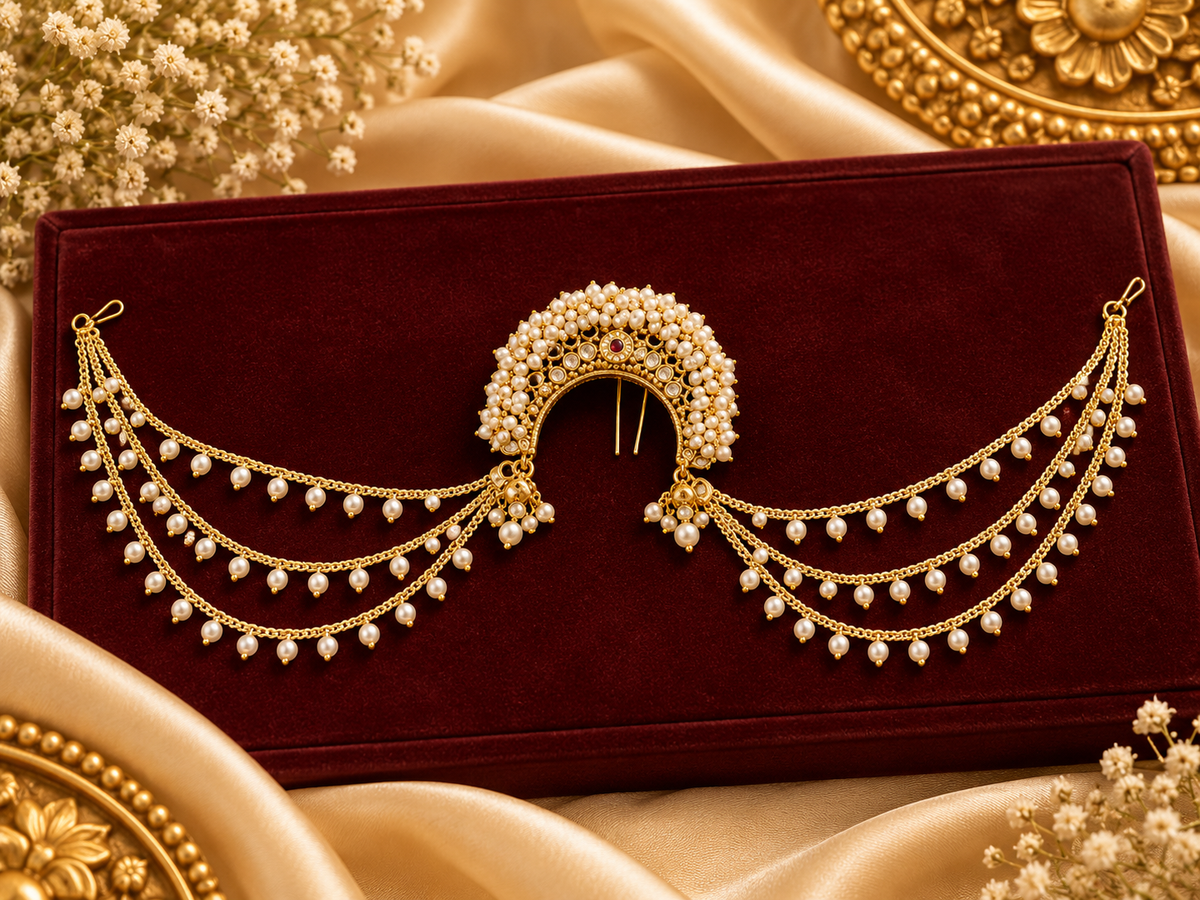 Shahi Pearl Hair Jewellery