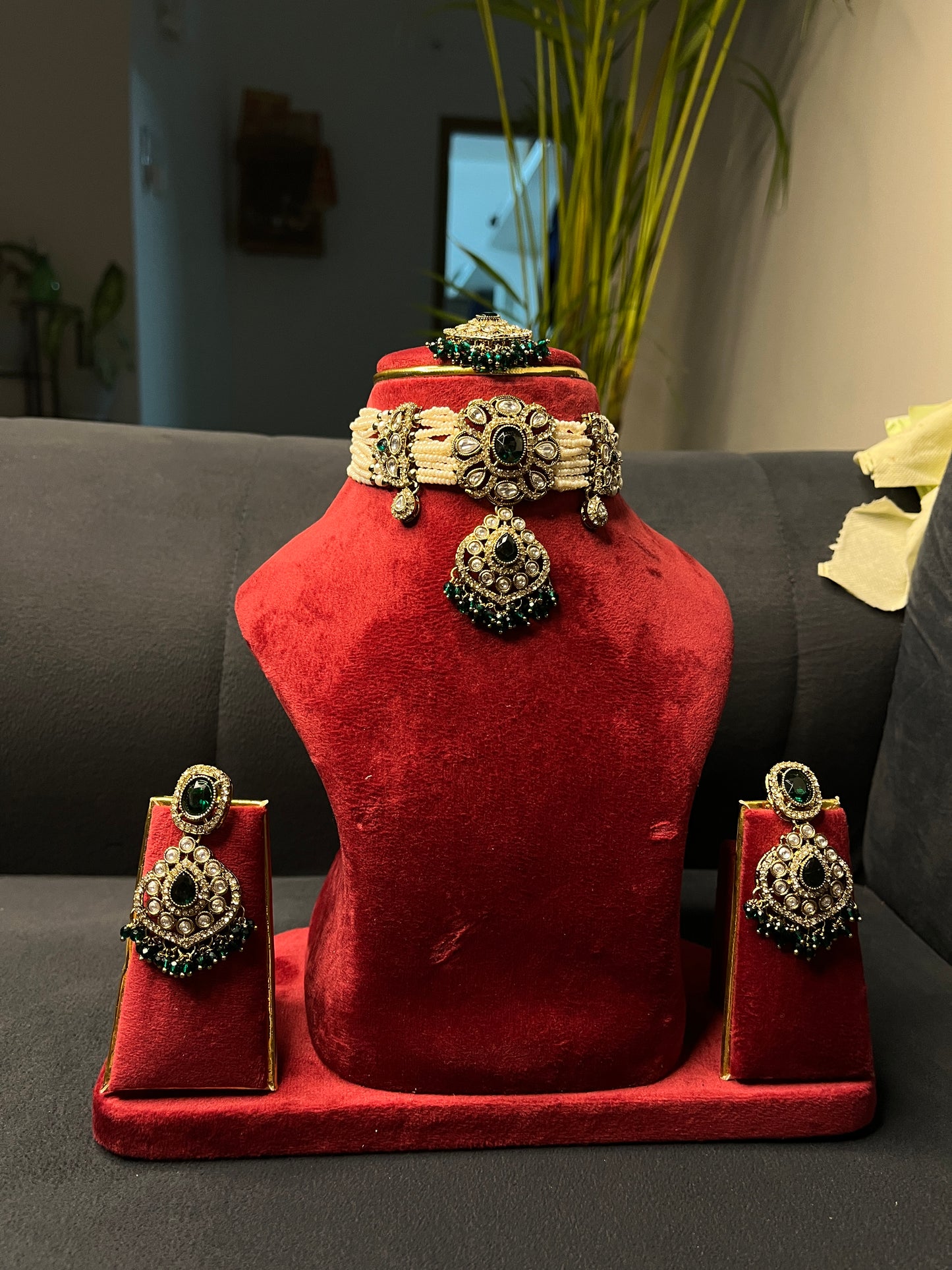 Preet Green Necklace