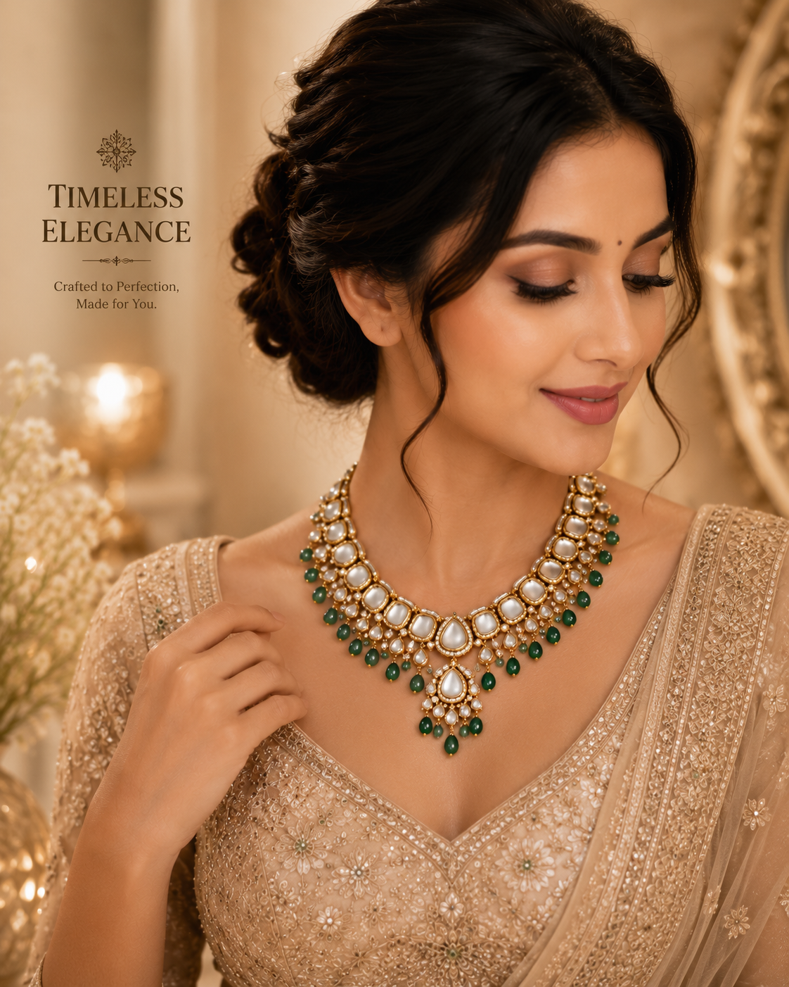 Polki Kundan Necklace