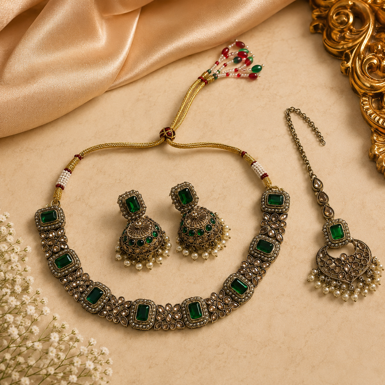 Green Ad-Reverse Necklace