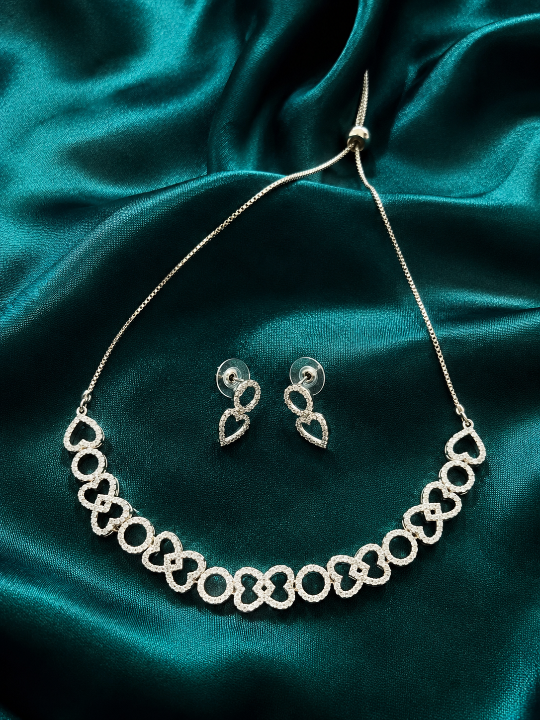 Luxury Heart Necklace set