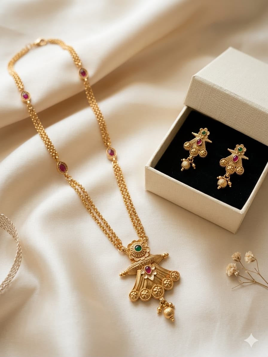 Kashmiri Long Heritage Necklace