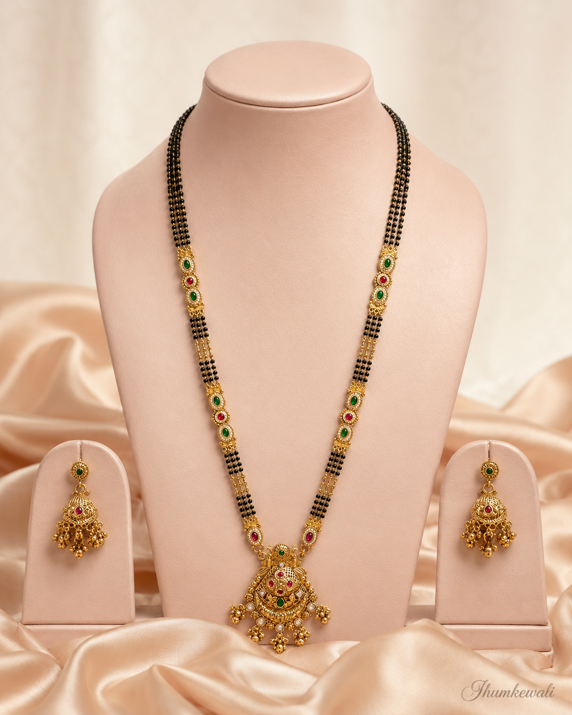 Heritage Long Gold-Plated Mangalsutra