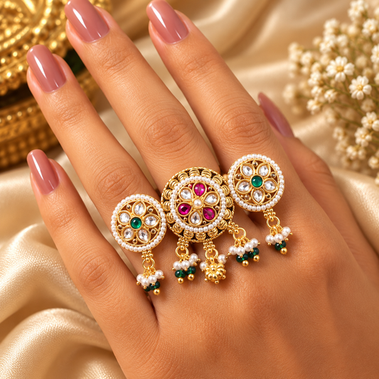 Royal Double Finger Rings