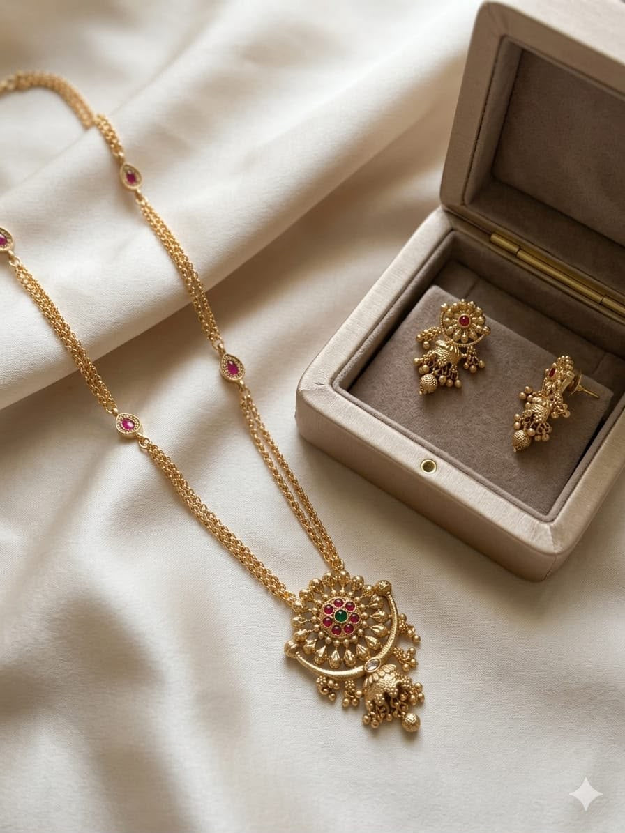 Kashmiri Long Heritage Necklace
