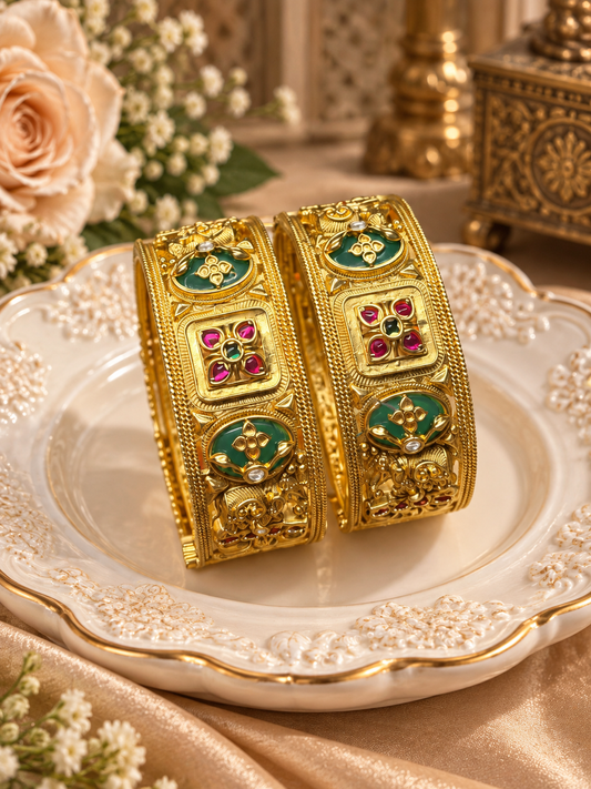 Rajwadi Premium Heritage Bangles