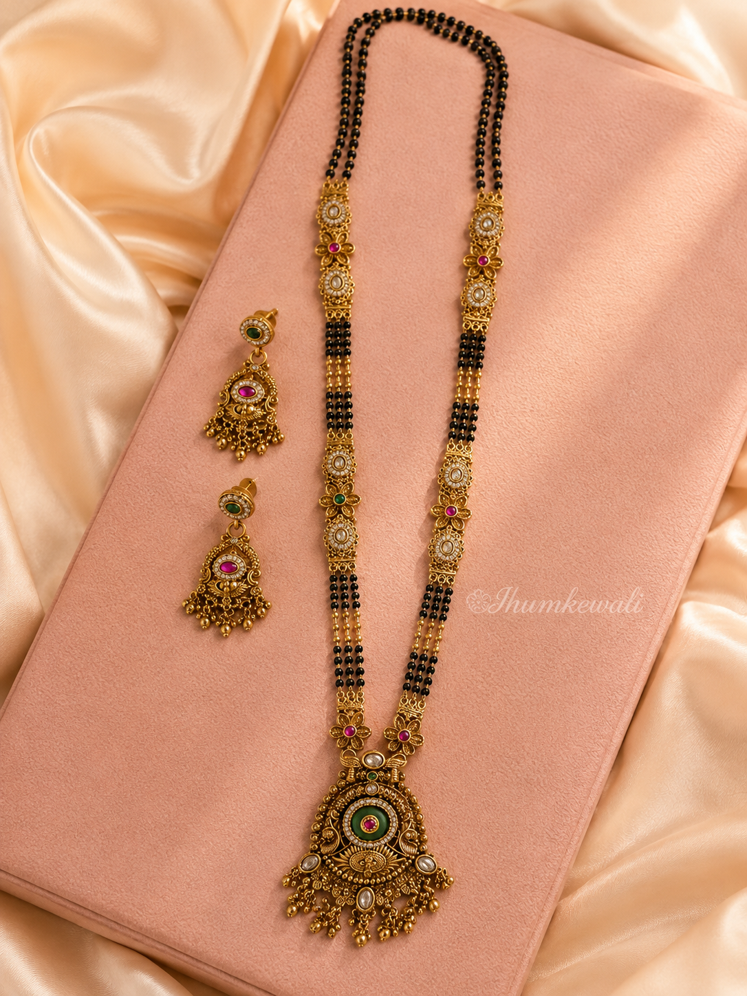 Long Heritage Gold-Plated Mangalsutra