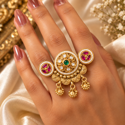 Royal Double Finger Rings