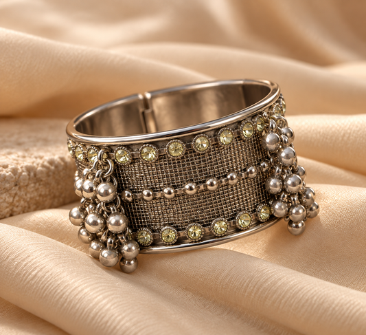 Oxidised Ghungroo Bangles