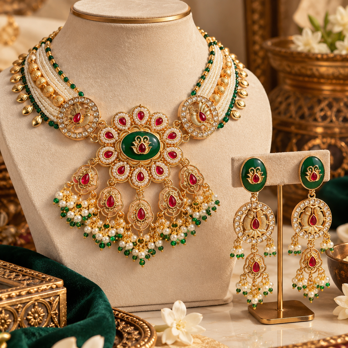 Rajwada Necklace Set