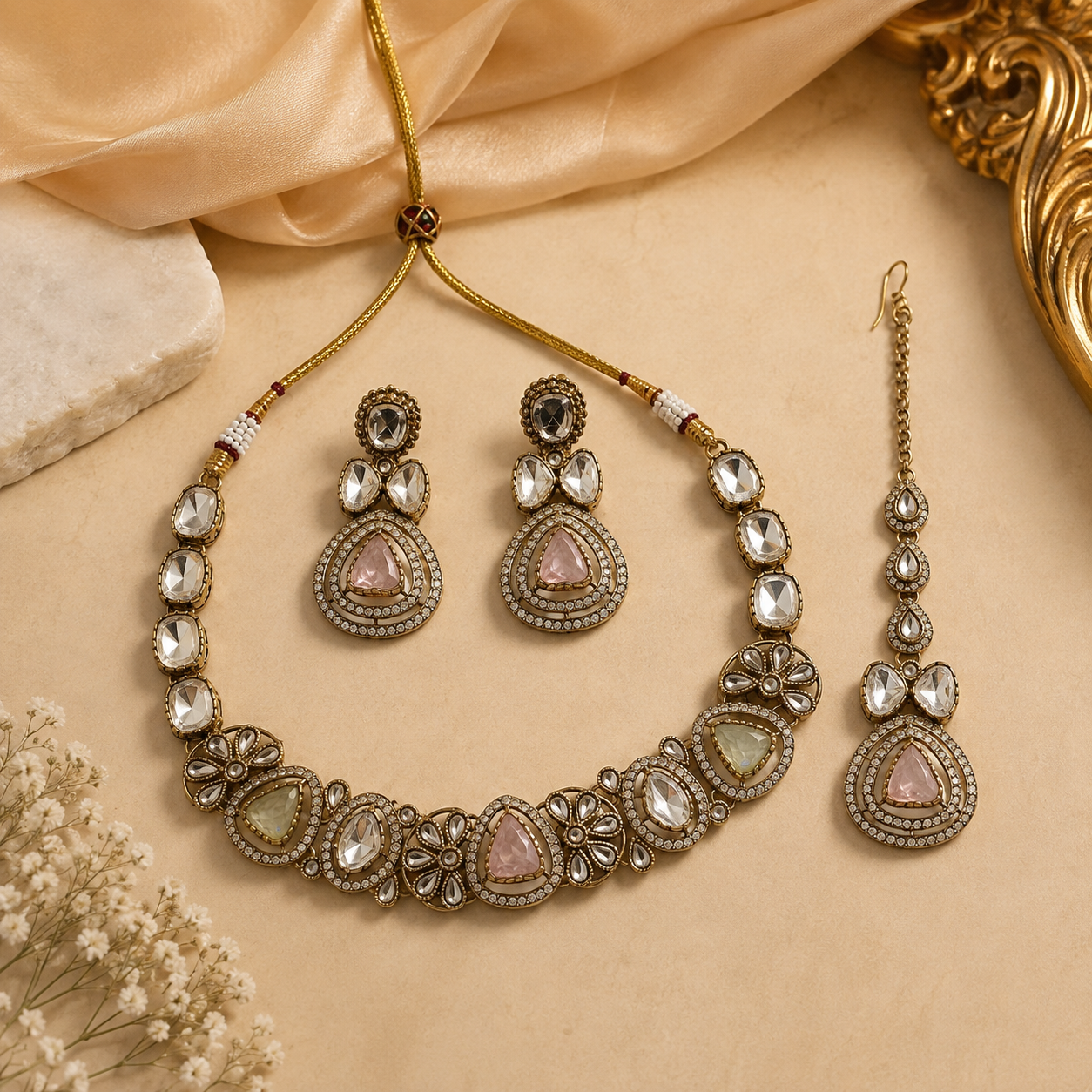 Polki Kundan Necklace