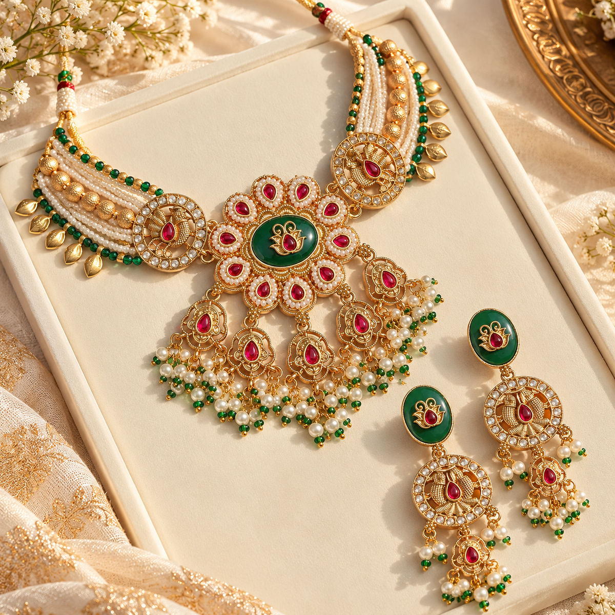 Rajwada Necklace Set