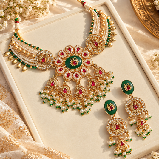 Rajwada Necklace Set