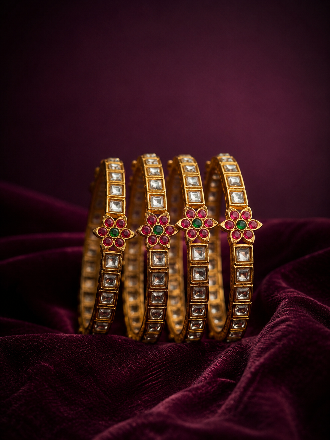 Royal Rajwadi bangles ( set of 4 )