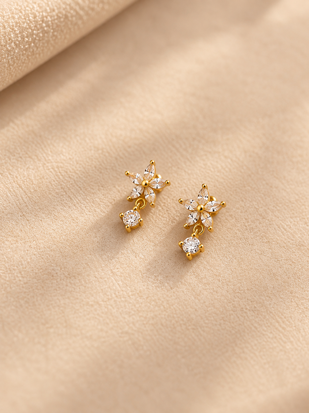 Golden ball Back Studs
