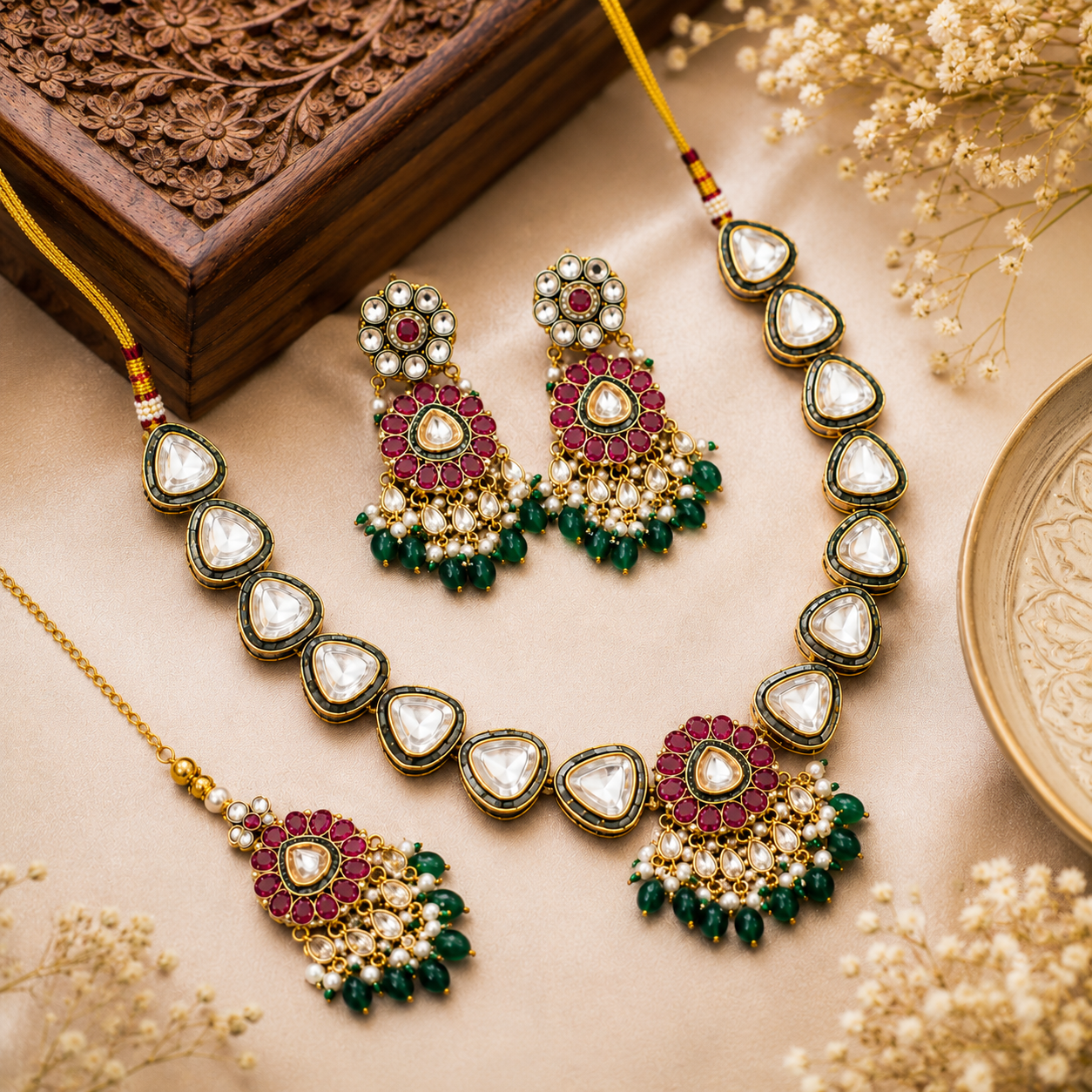 Polki Kundan Necklace
