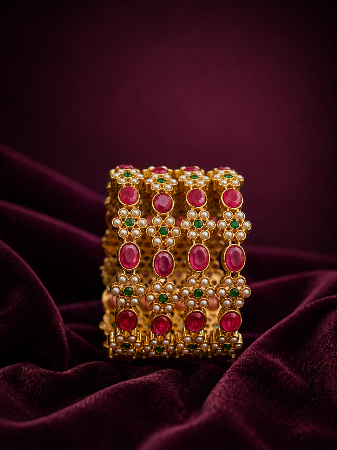 Royal Rajwadi Bangles ( Set of 4 )