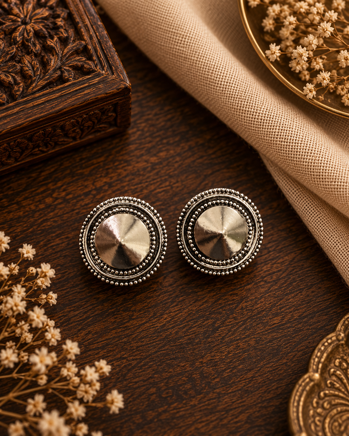 German Silver Bugdi (pair)
