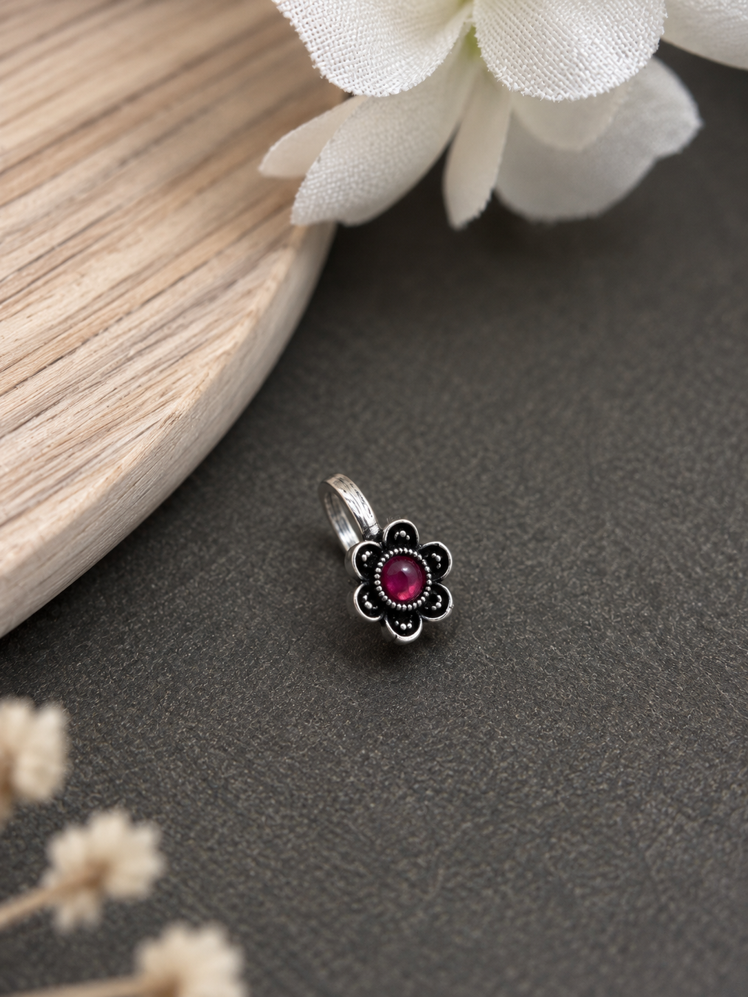 German Silver Nose Pin