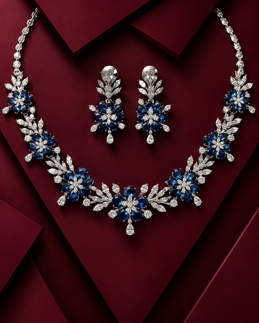 Blue Aurora Shine Necklace