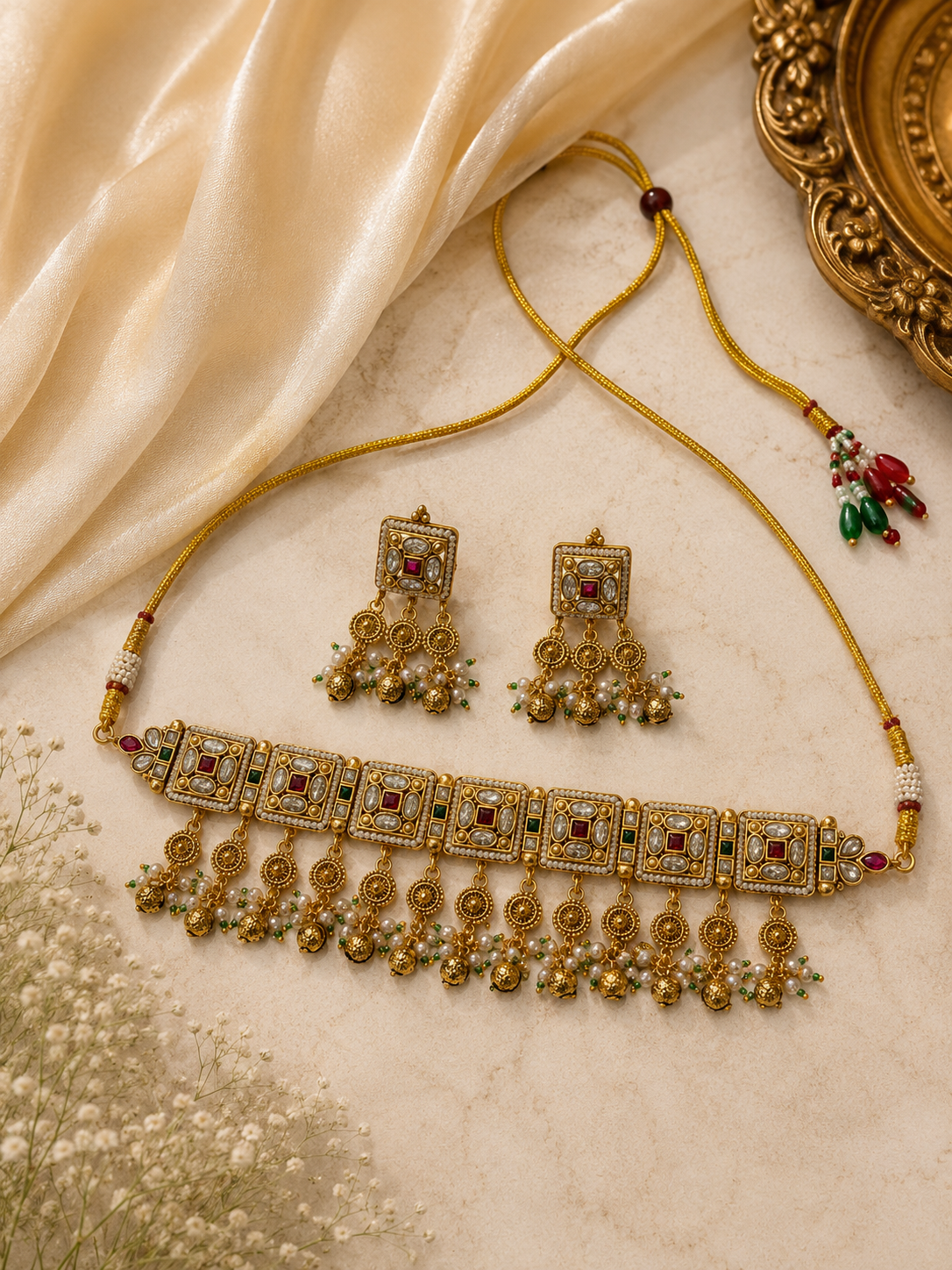 High Gold Choker Necklace