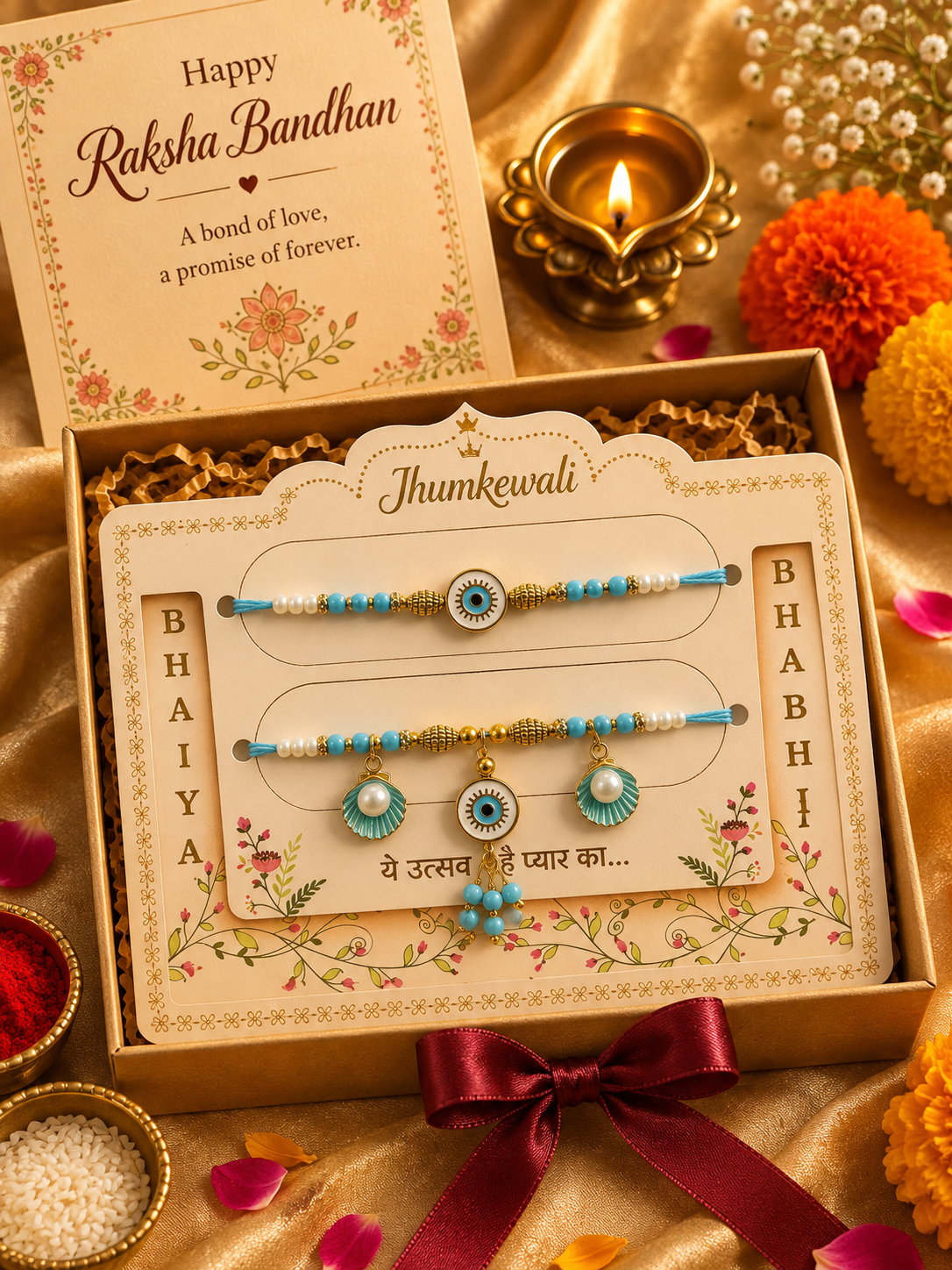 Combo Evil eye Rakhi Collection