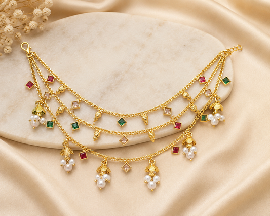 Traditional Side Ear chain