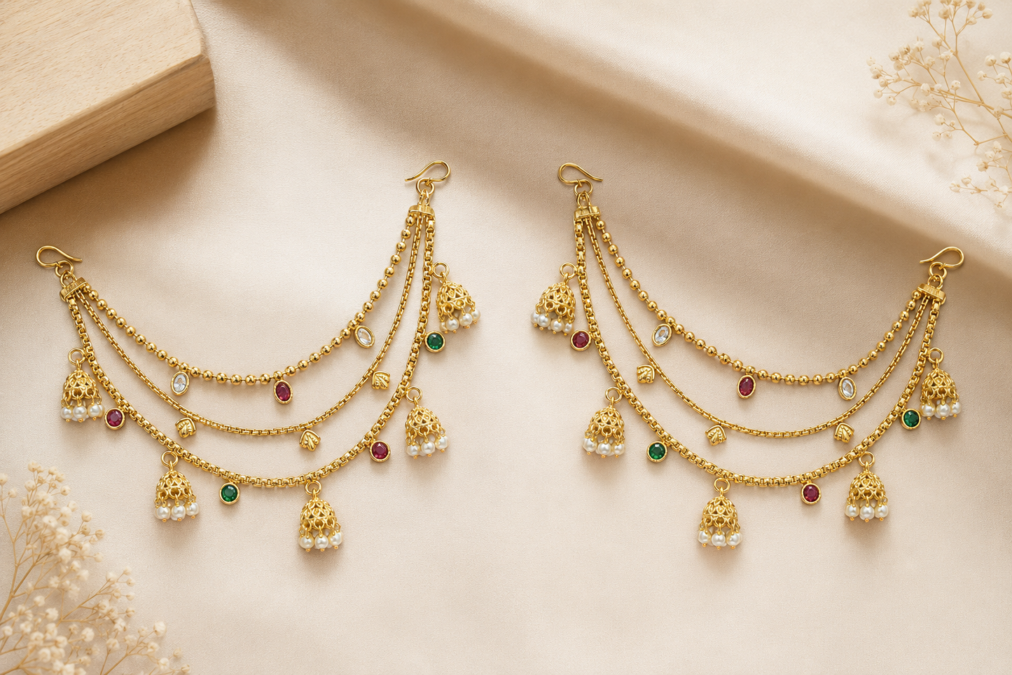 Traditional Side Ear chain