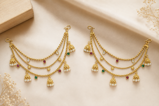 Traditional Side Ear chain