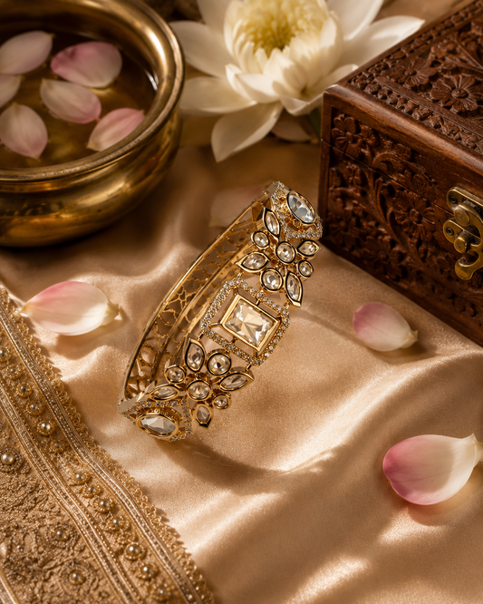 Moissanite Kada Bracelet