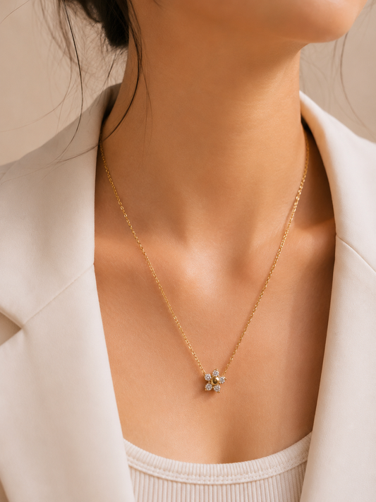 Anti Tarnish Necklace ( Daily Wear )