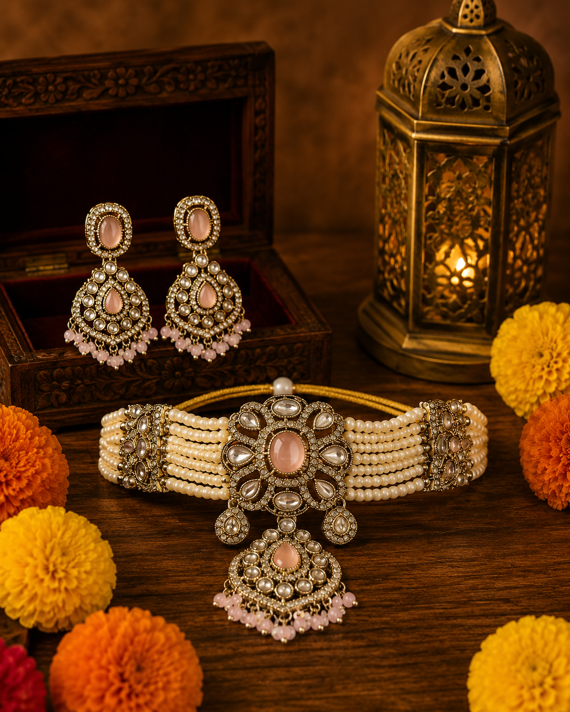 Preet Baby Pink Necklace