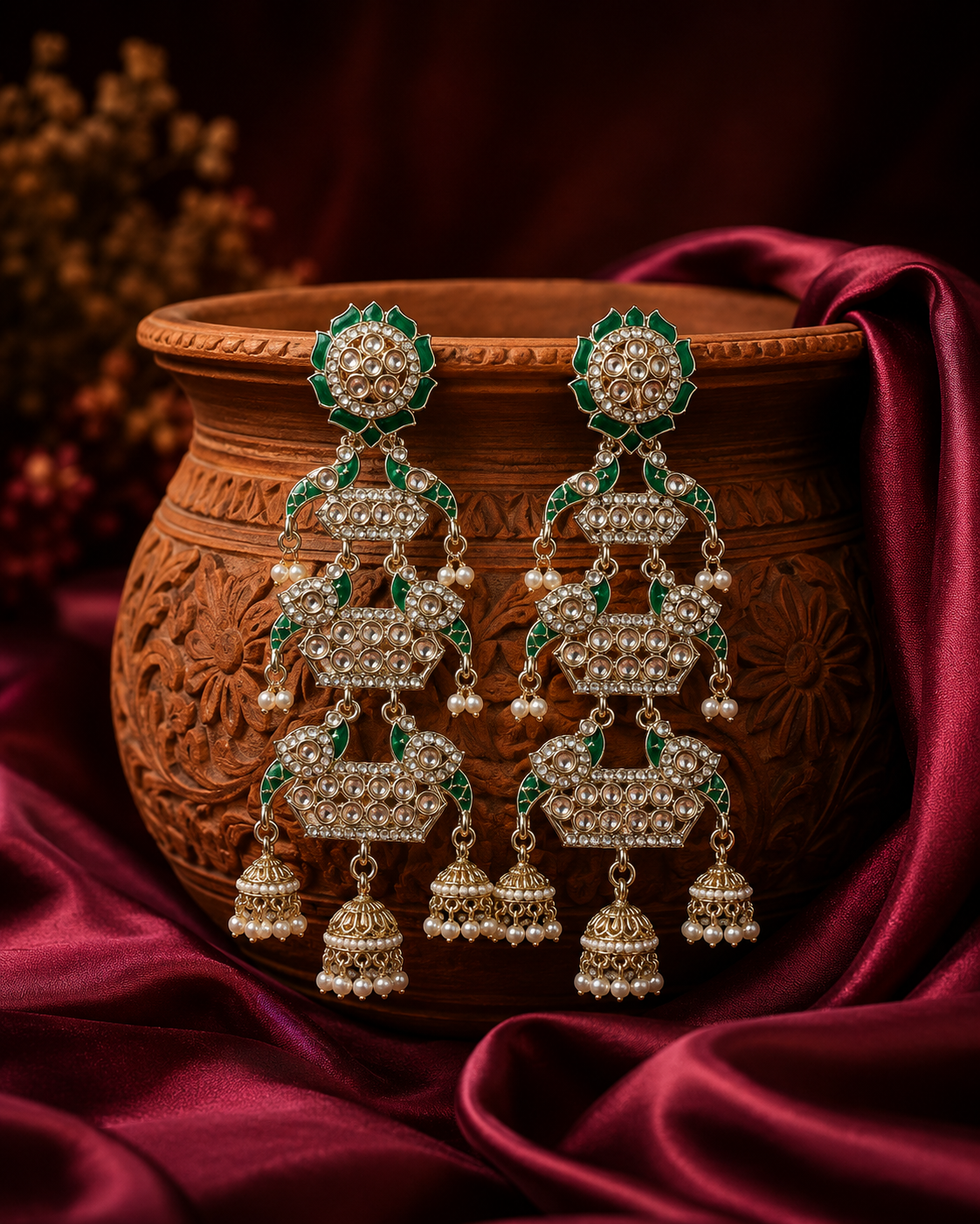 Luxury Indian wedding Earrings