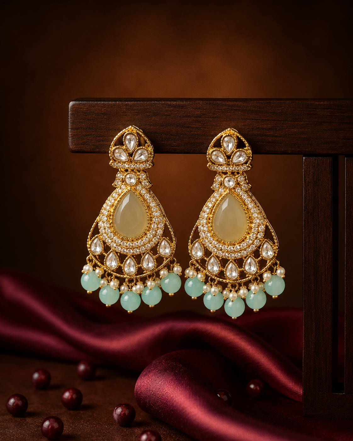 Luxury Wedding Indian Earrings