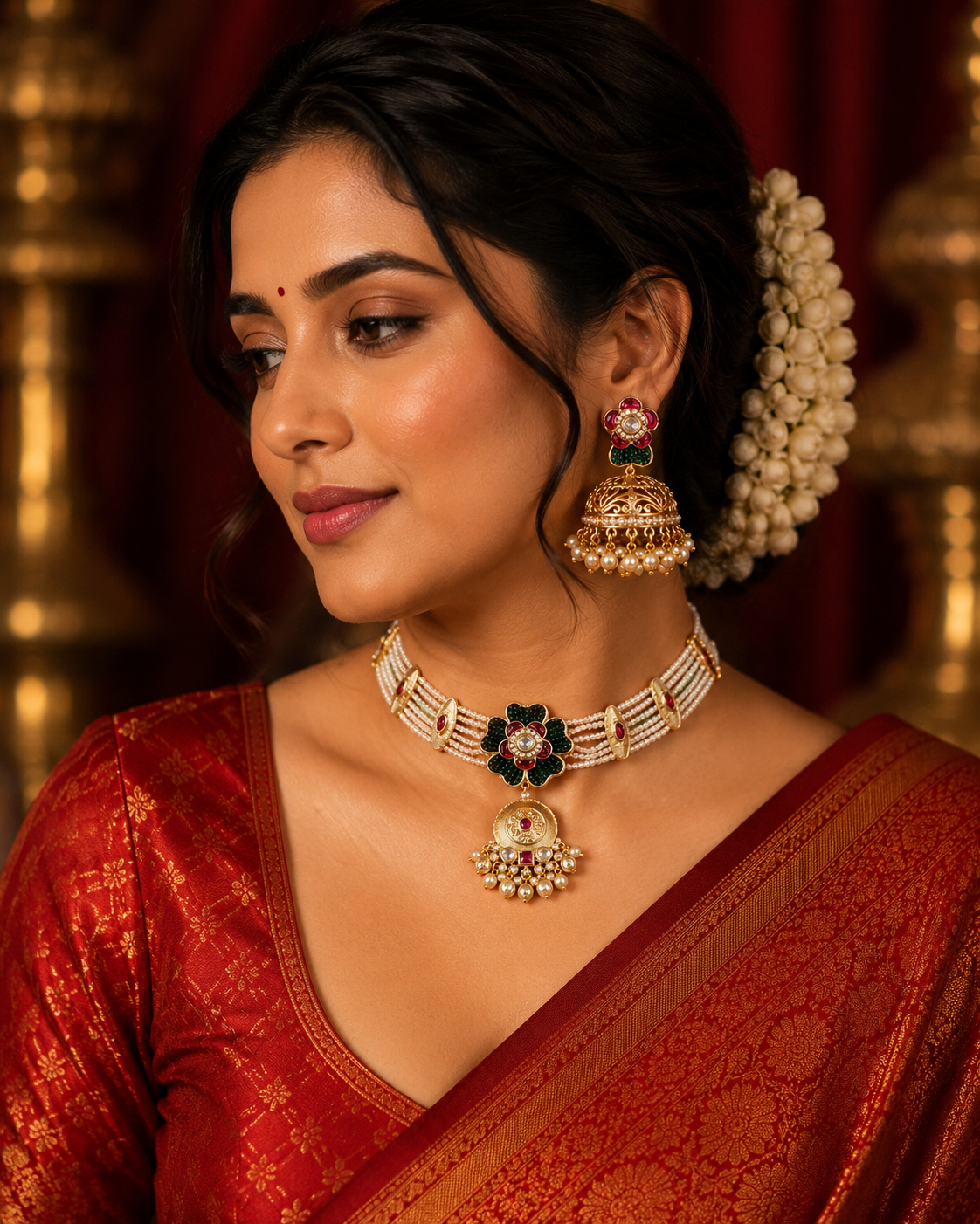 Siya Heritage Necklace With Earring