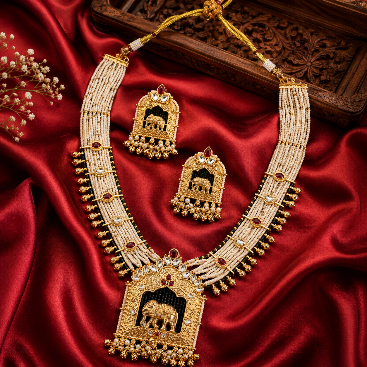 Sufi Heritage Necklace set with Earring