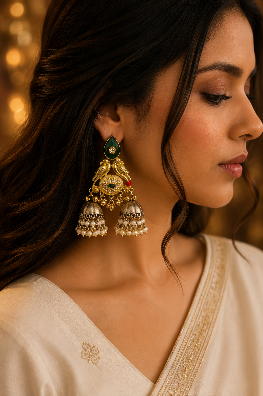 Kohinoor Kashmiri Earrings