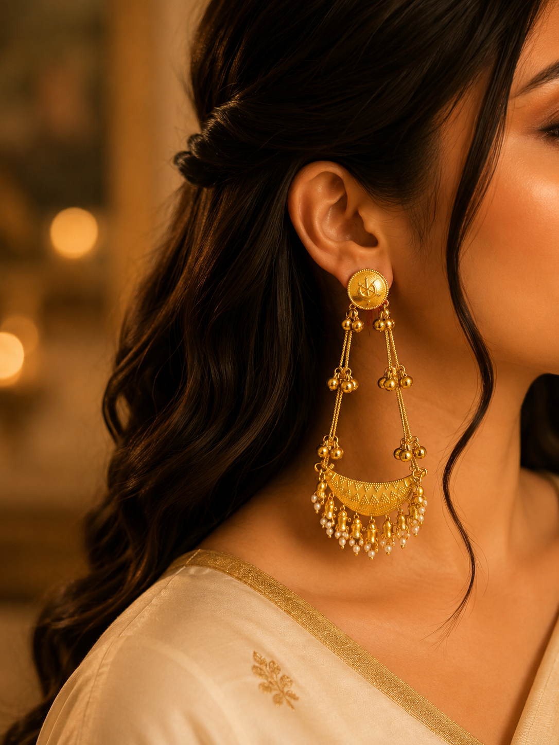 Shahi Chandrika Earings