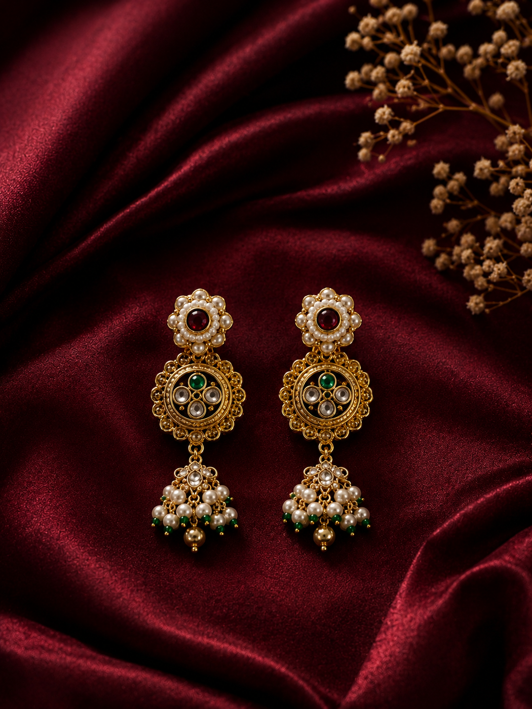 Saviksha Heritage Necklace set with Earing