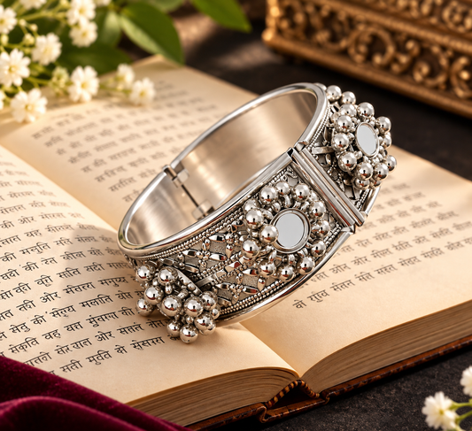 Oxidised Ghungroo Bangle (single)