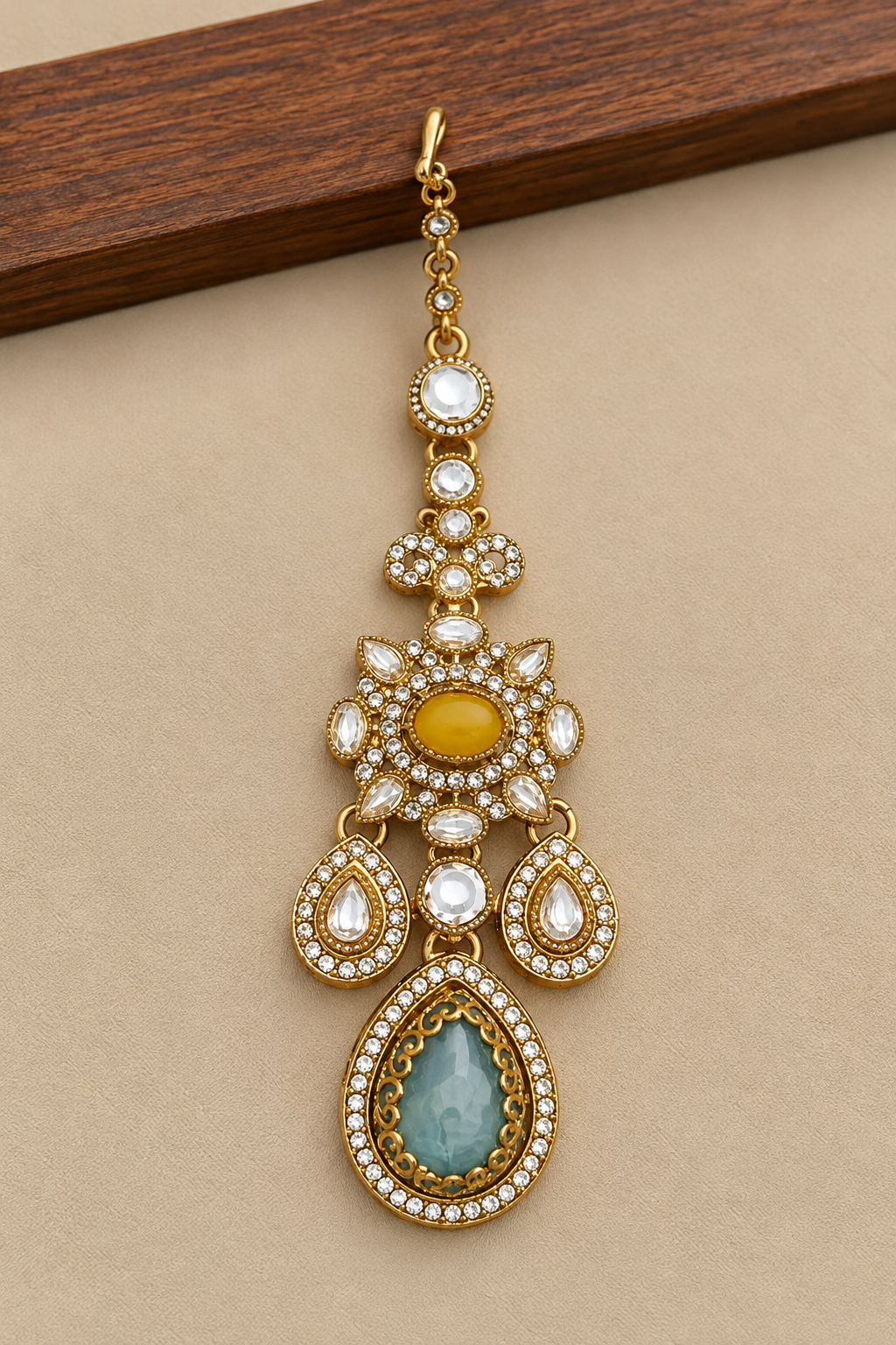 Sabyasachi Namisha Necklace Earrings With Tika